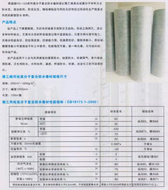 聚乙烯丙綸高分子復(fù)合防水卷材 建筑防水的創(chuàng)新之選——陜西雨都防水的專(zhuān)業(yè)解決方案